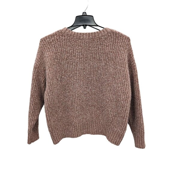 Chenille Ribbed Knit Sweater Women Size 1X Pullover Minimalist Feminine Capsule - Picture 2 of 7